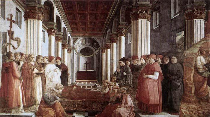 Fra Filippo Lippi The Saint-s Funeral